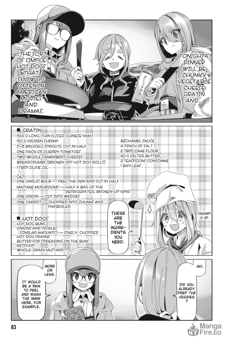 Read Laid-Back Camp chapter 85 image 2 on Lezhin