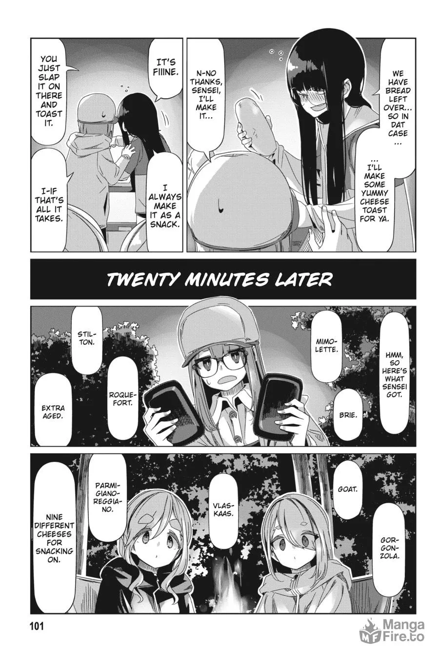 Read Laid-Back Camp chapter 85 image 20 on Lezhin