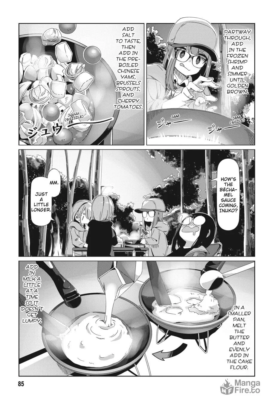 Read Laid-Back Camp chapter 85 image 4 on Lezhin