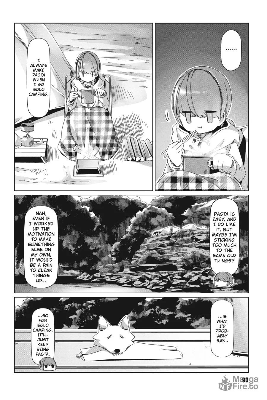 Read Laid-Back Camp chapter 85 image 9 on Lezhin