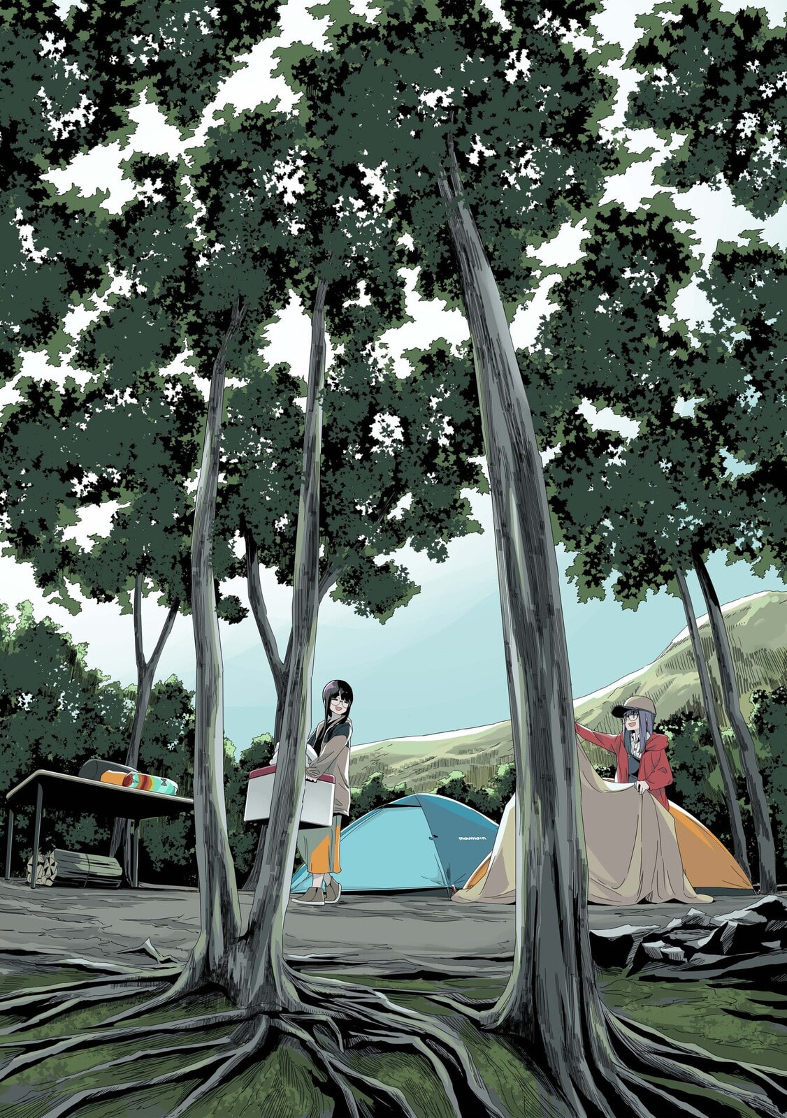 Read Laid-Back Camp chapter 87.5 image 8 on Lezhin