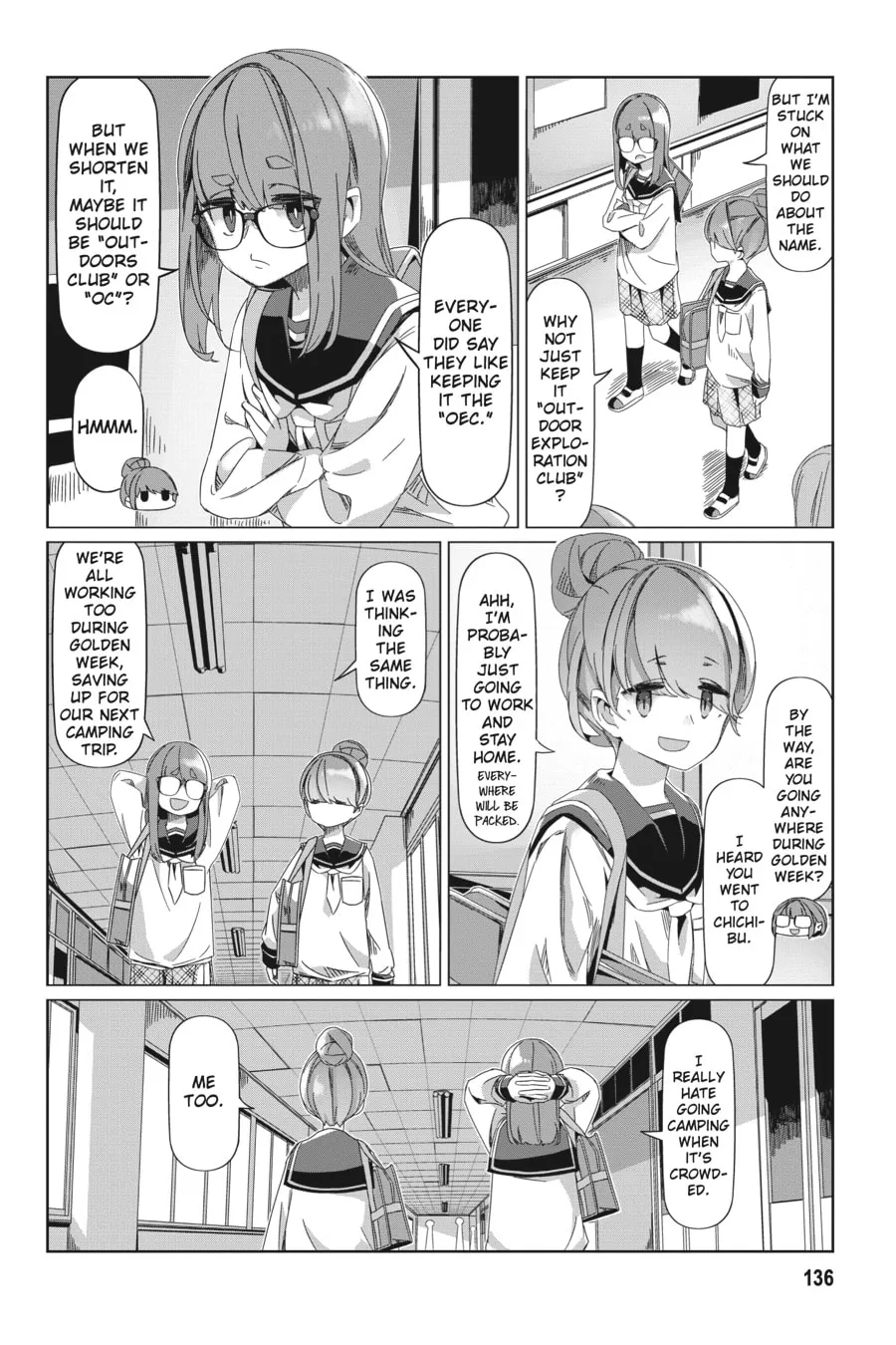 Read Laid-Back Camp chapter 87 image 1 on Lezhin