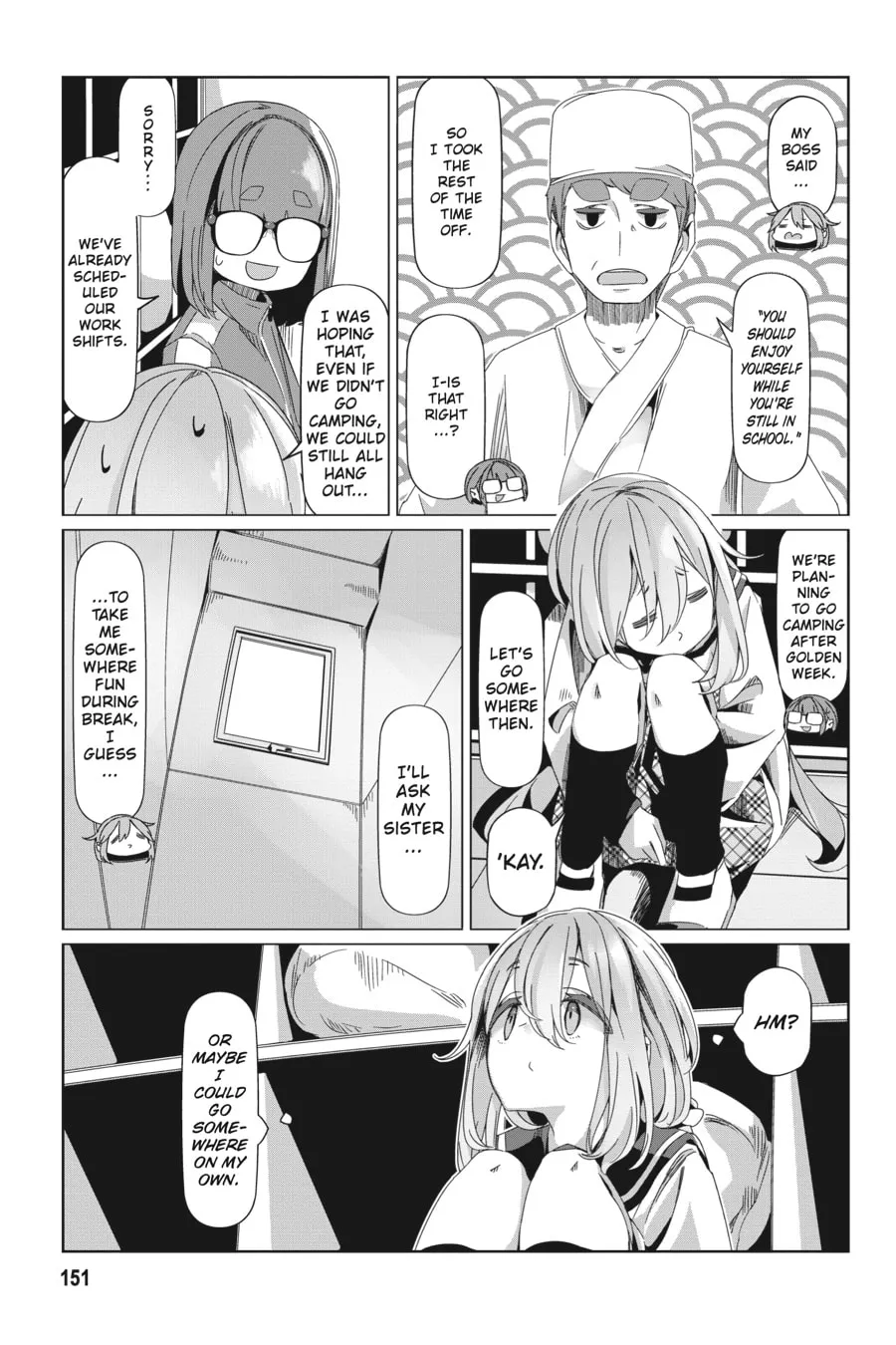 Read Laid-Back Camp chapter 87 image 16 on Lezhin