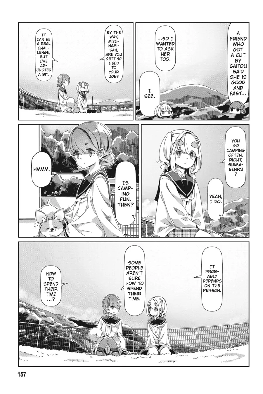Read Laid-Back Camp chapter 87 image 22 on Lezhin