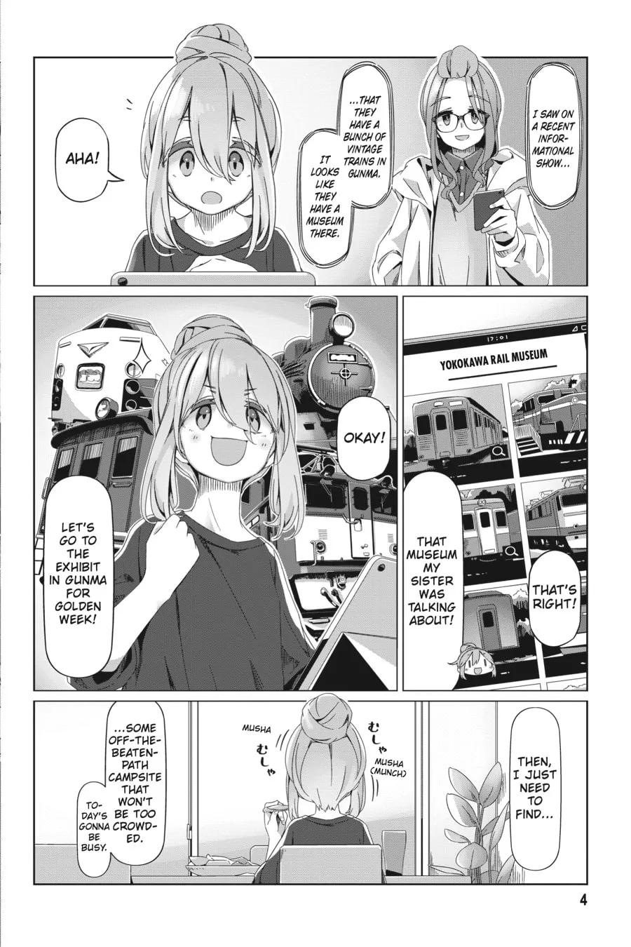 Read Laid-Back Camp chapter 88 image 1 on Lezhin