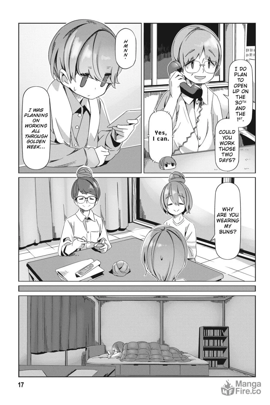 Read Laid-Back Camp chapter 88 image 14 on Lezhin