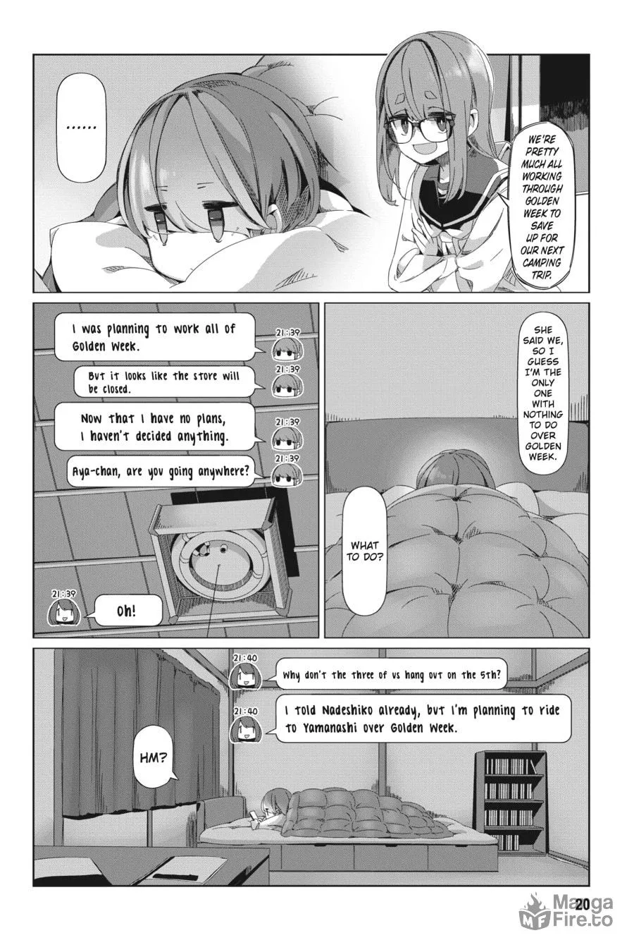 Read Laid-Back Camp chapter 88 image 17 on Lezhin