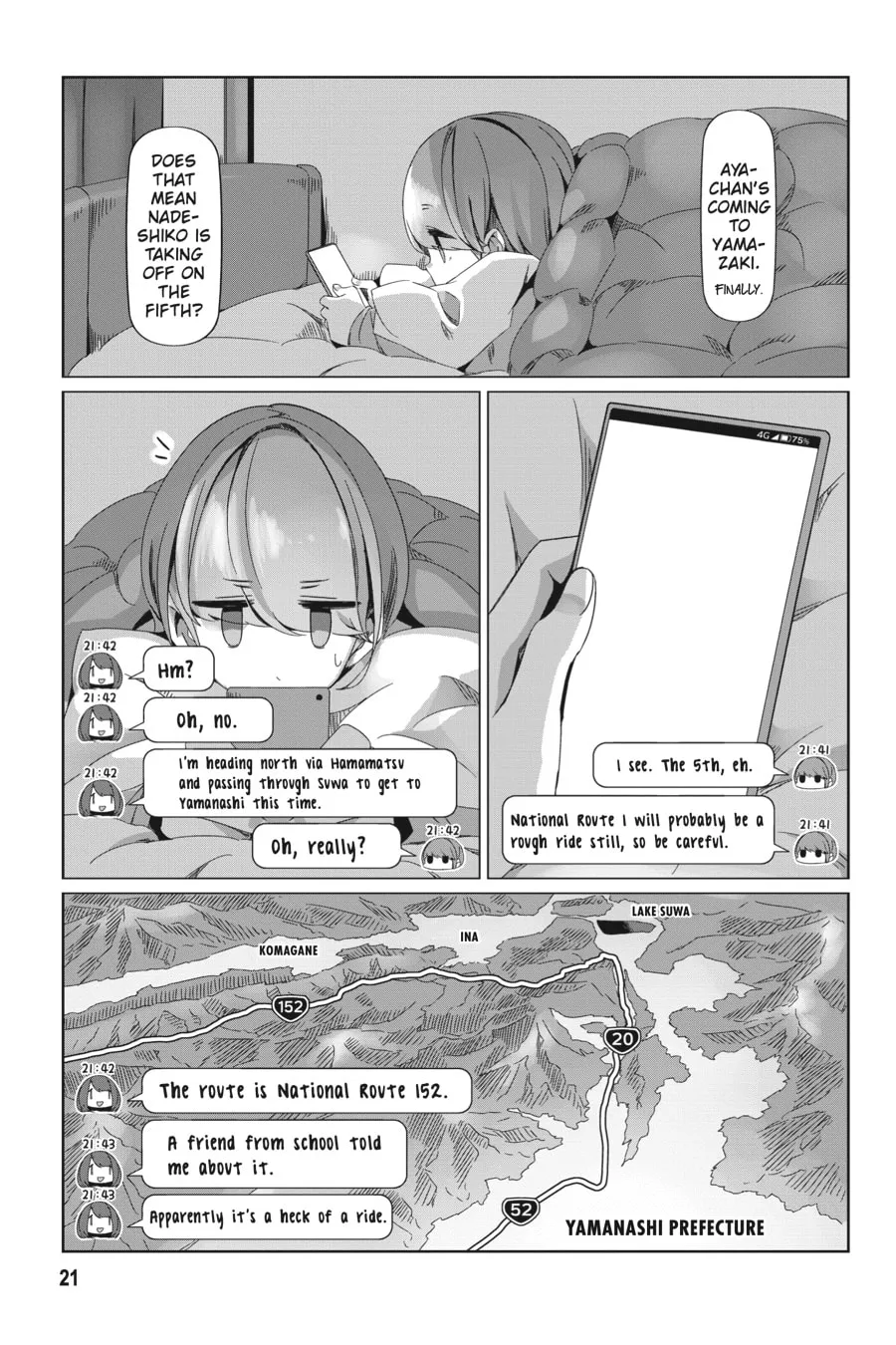 Read Laid-Back Camp chapter 88 image 18 on Lezhin