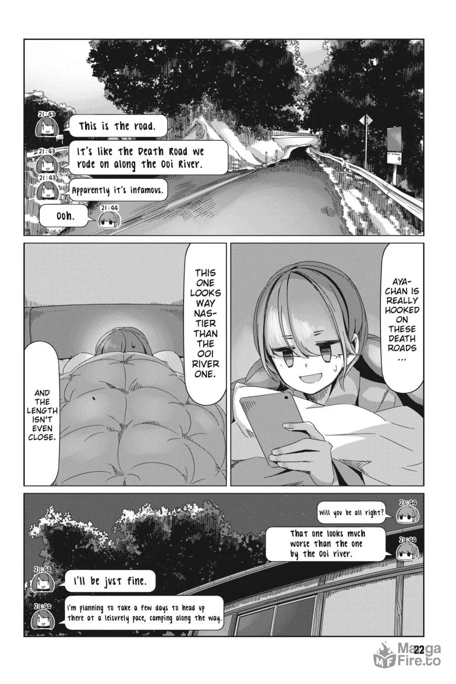 Read Laid-Back Camp chapter 88 image 19 on Lezhin