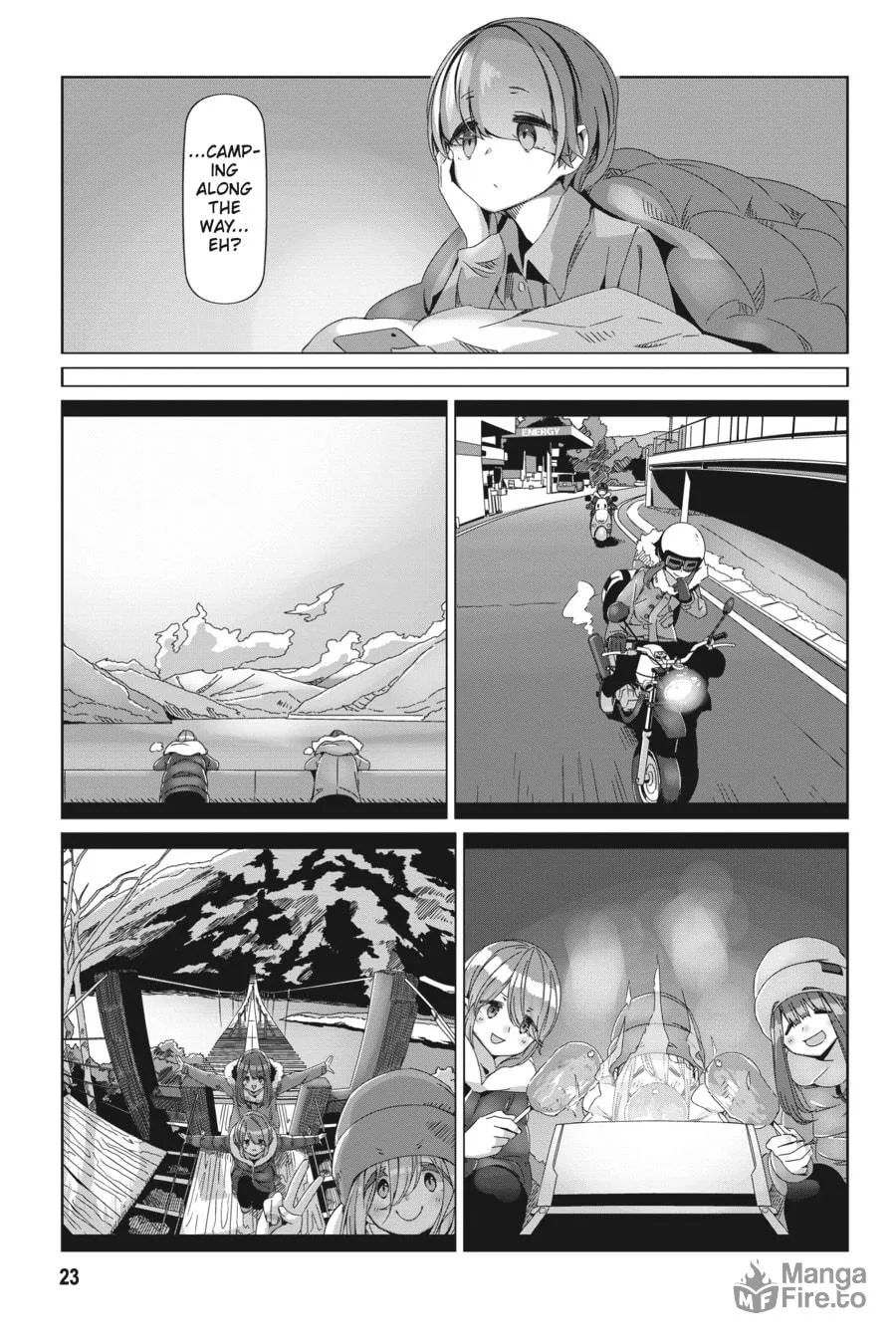 Read Laid-Back Camp chapter 88 image 20 on Lezhin