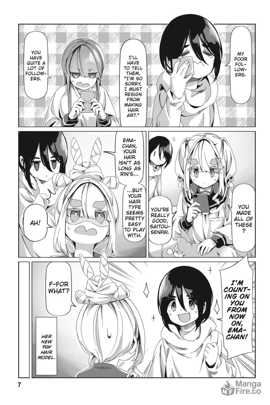 Read Laid-Back Camp chapter 88 image 4 on Lezhin