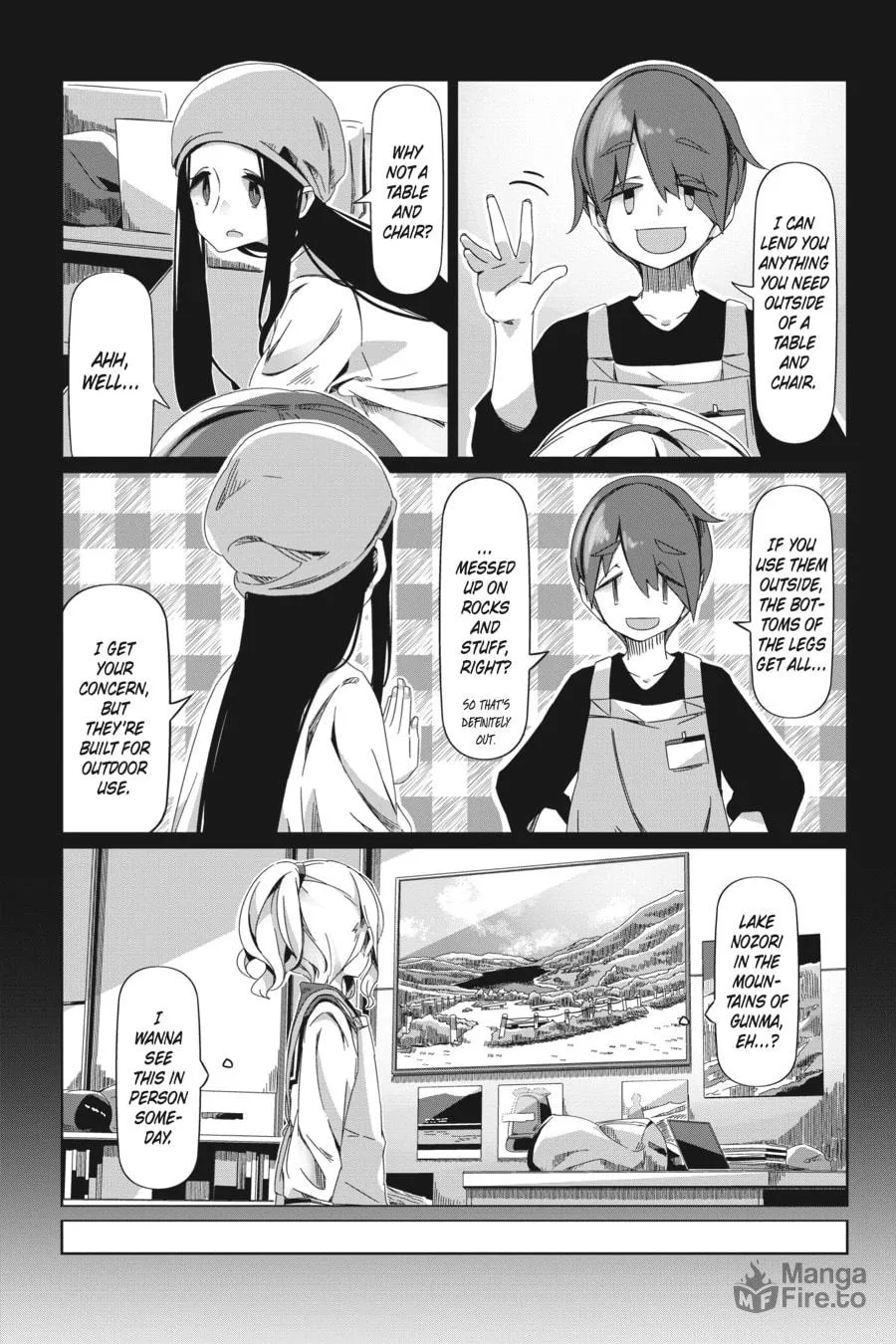 Read Laid-Back Camp chapter 88 image 8 on Lezhin