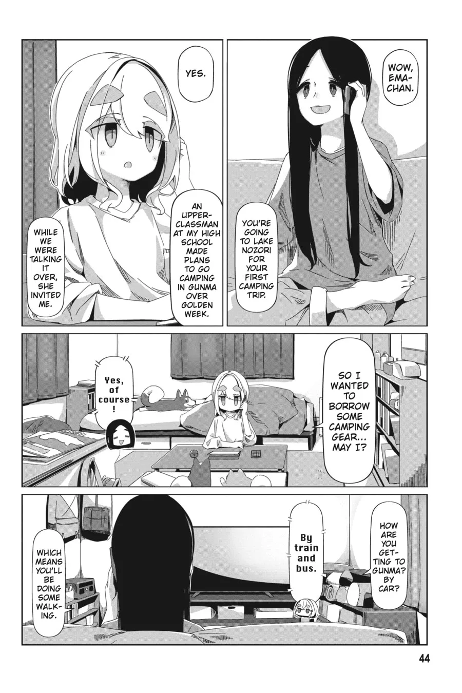 Read Laid-Back Camp chapter 89 image 15 on Lezhin