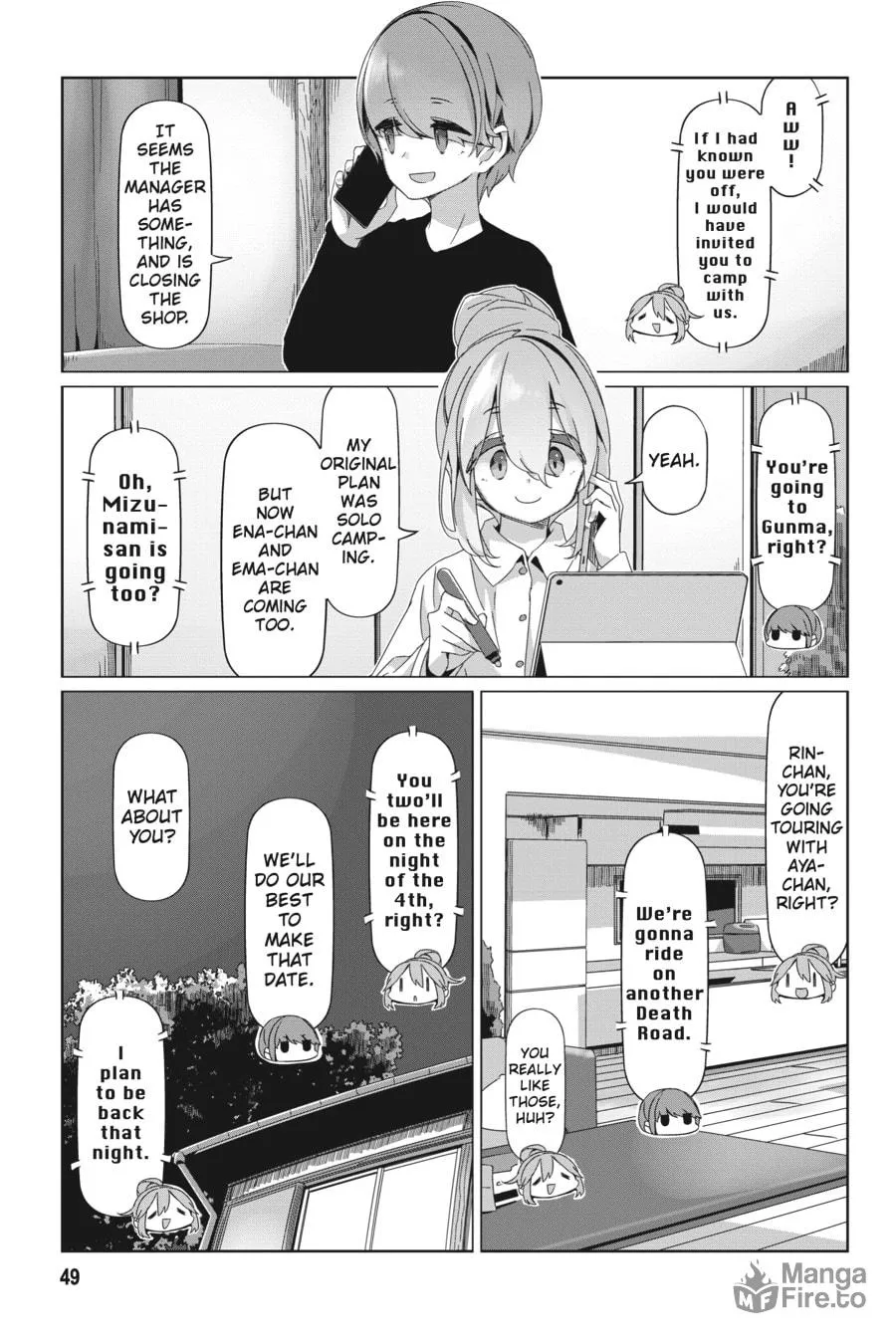 Read Laid-Back Camp chapter 89 image 20 on Lezhin