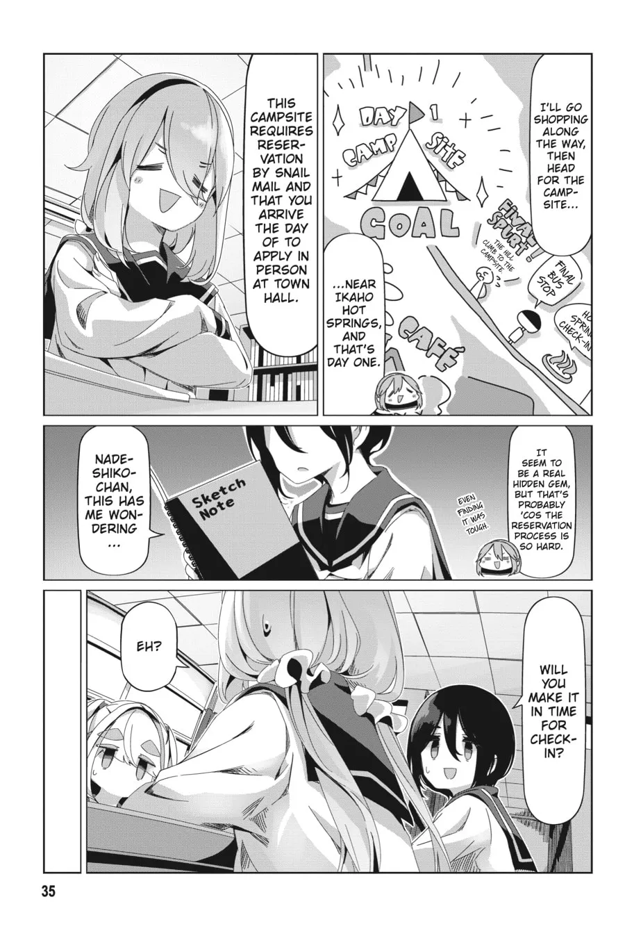 Read Laid-Back Camp chapter 89 image 6 on Lezhin