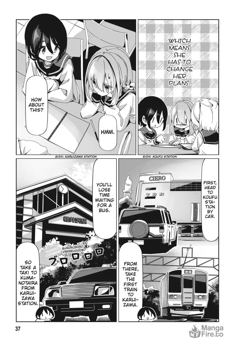 Read Laid-Back Camp chapter 89 image 8 on Lezhin