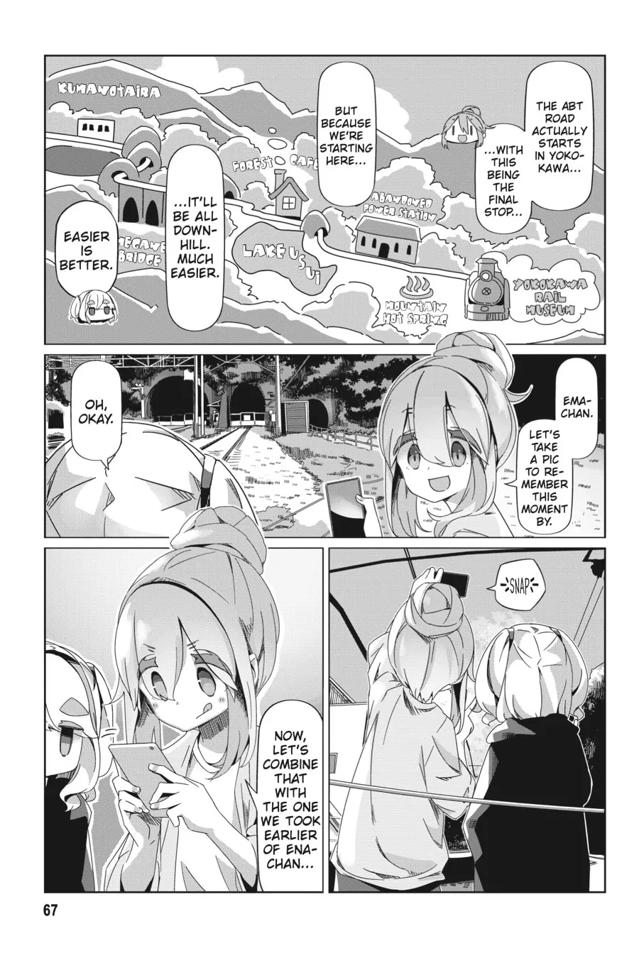 Read Laid-Back Camp chapter 90 image 12 on Lezhin