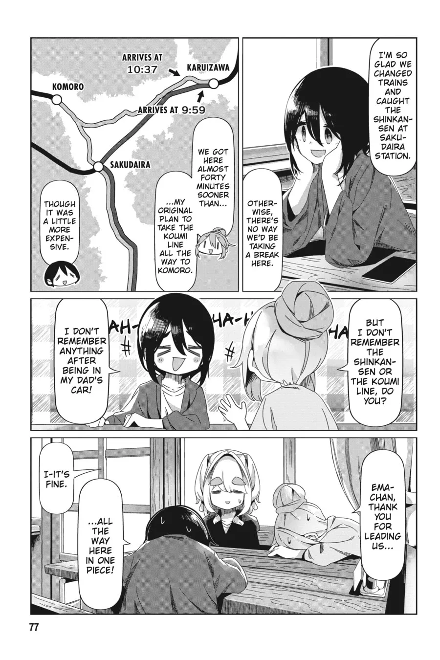 Read Laid-Back Camp chapter 90 image 22 on Lezhin