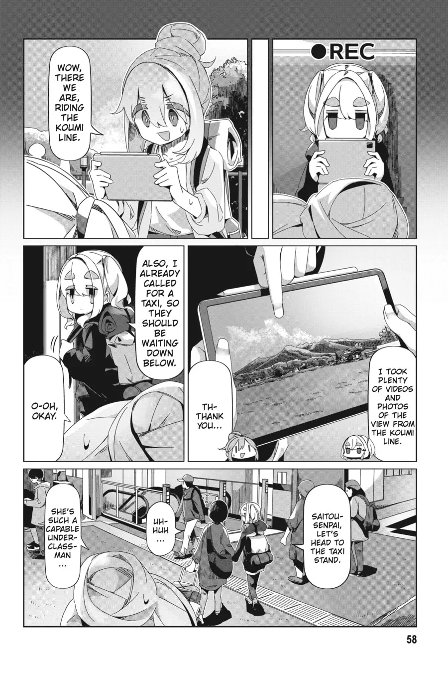 Read Laid-Back Camp chapter 90 image 3 on Lezhin