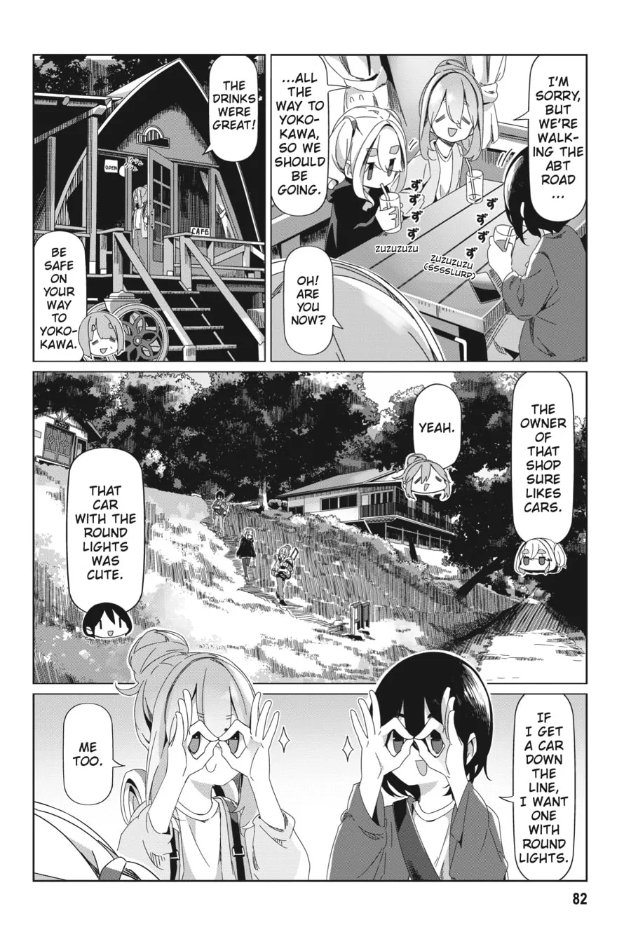 Read Laid-Back Camp chapter 91 image 1 on Lezhin