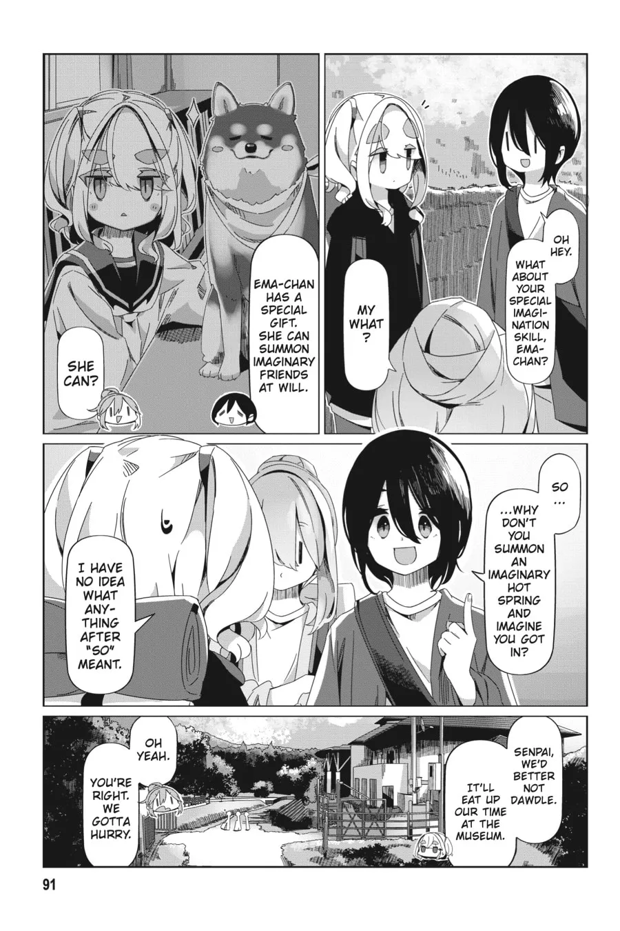 Read Laid-Back Camp chapter 91 image 10 on Lezhin