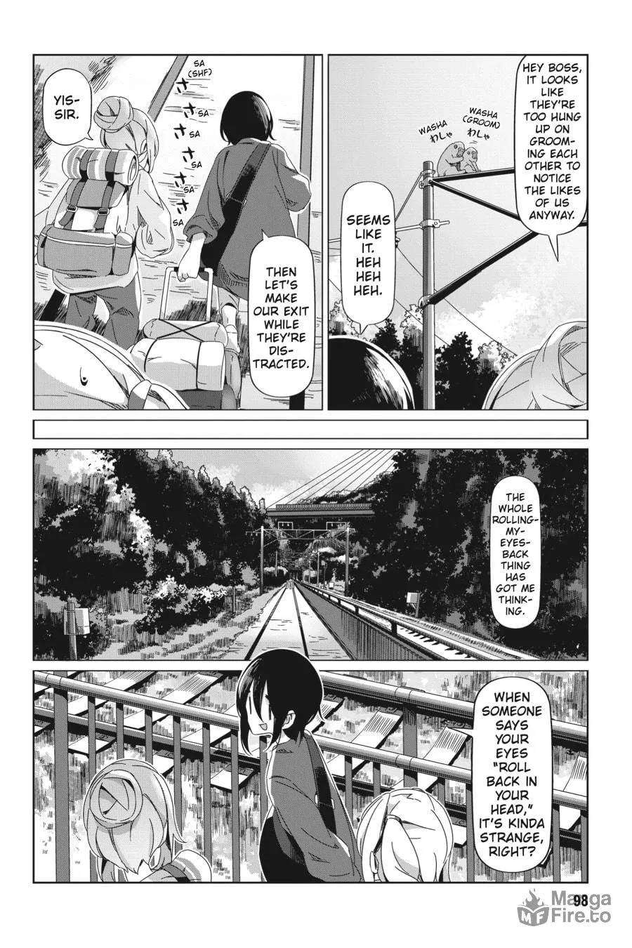 Read Laid-Back Camp chapter 91 image 17 on Lezhin