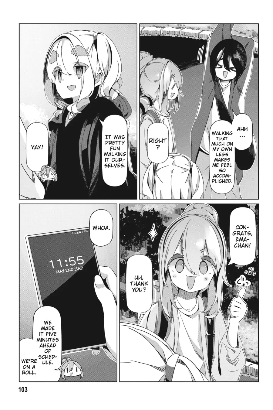 Read Laid-Back Camp chapter 91 image 22 on Lezhin