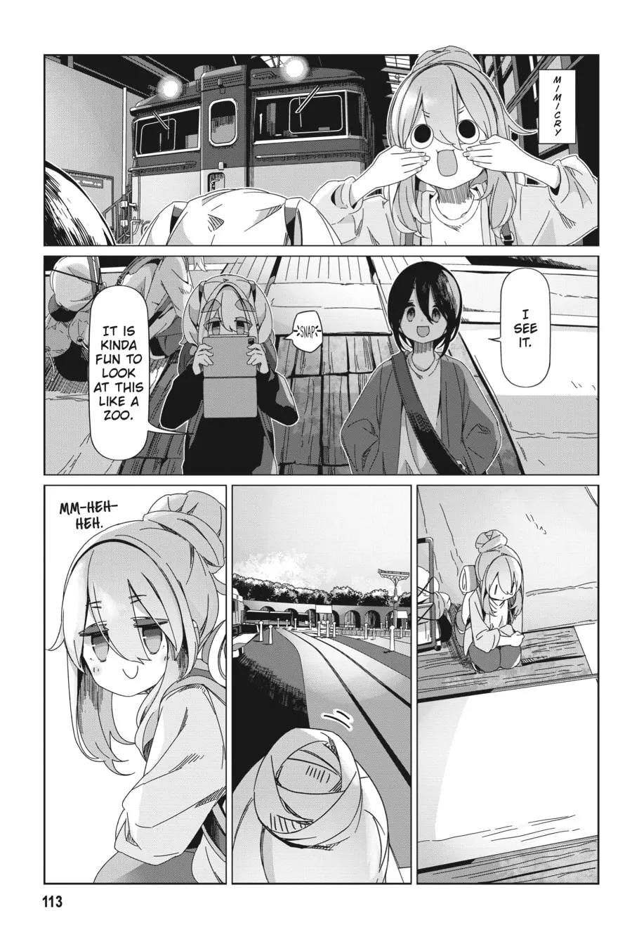 Read Laid-Back Camp chapter 92 image 6 on Lezhin