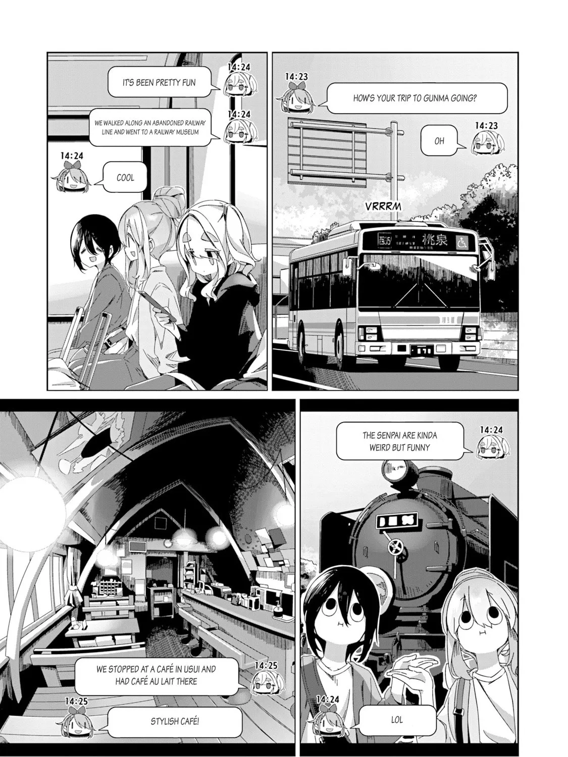 Read Laid-Back Camp chapter 93 image 12 on Lezhin