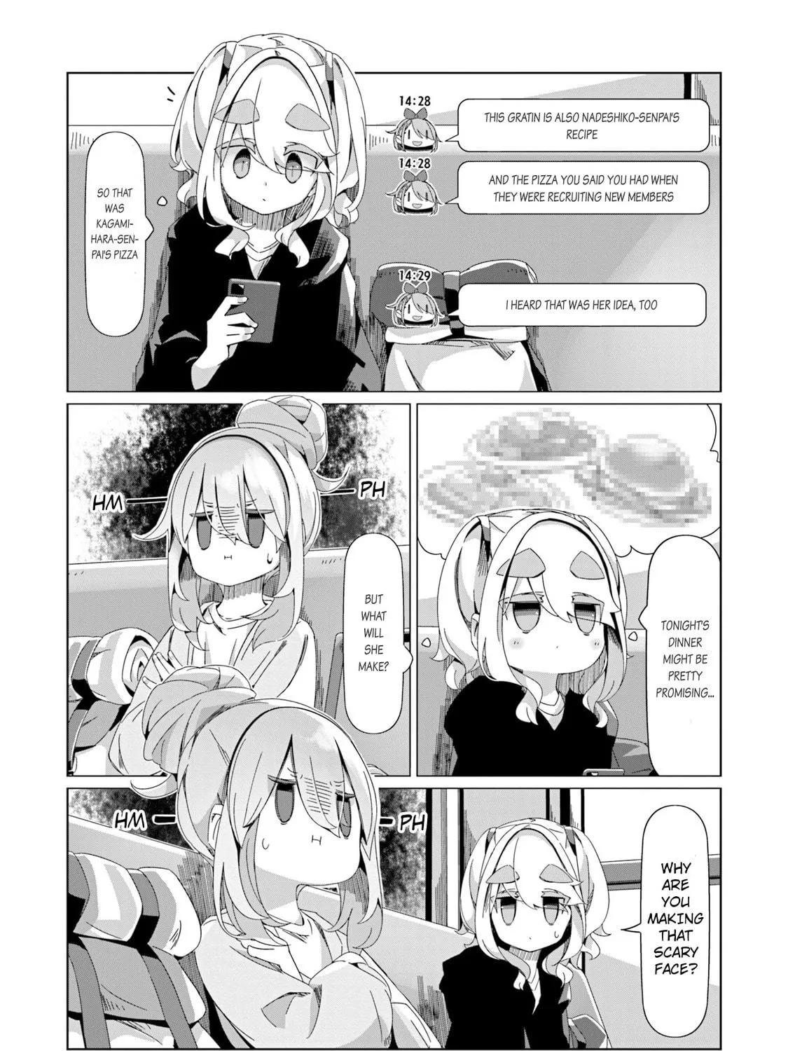 Read Laid-Back Camp chapter 93 image 16 on Lezhin