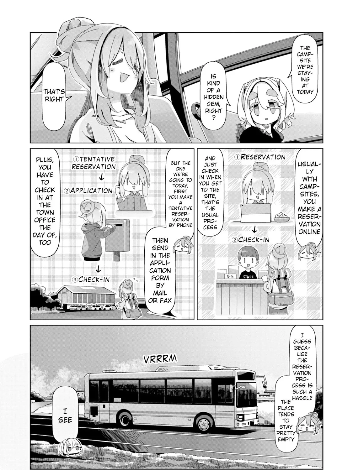 Read Laid-Back Camp chapter 93 image 44 on Lezhin