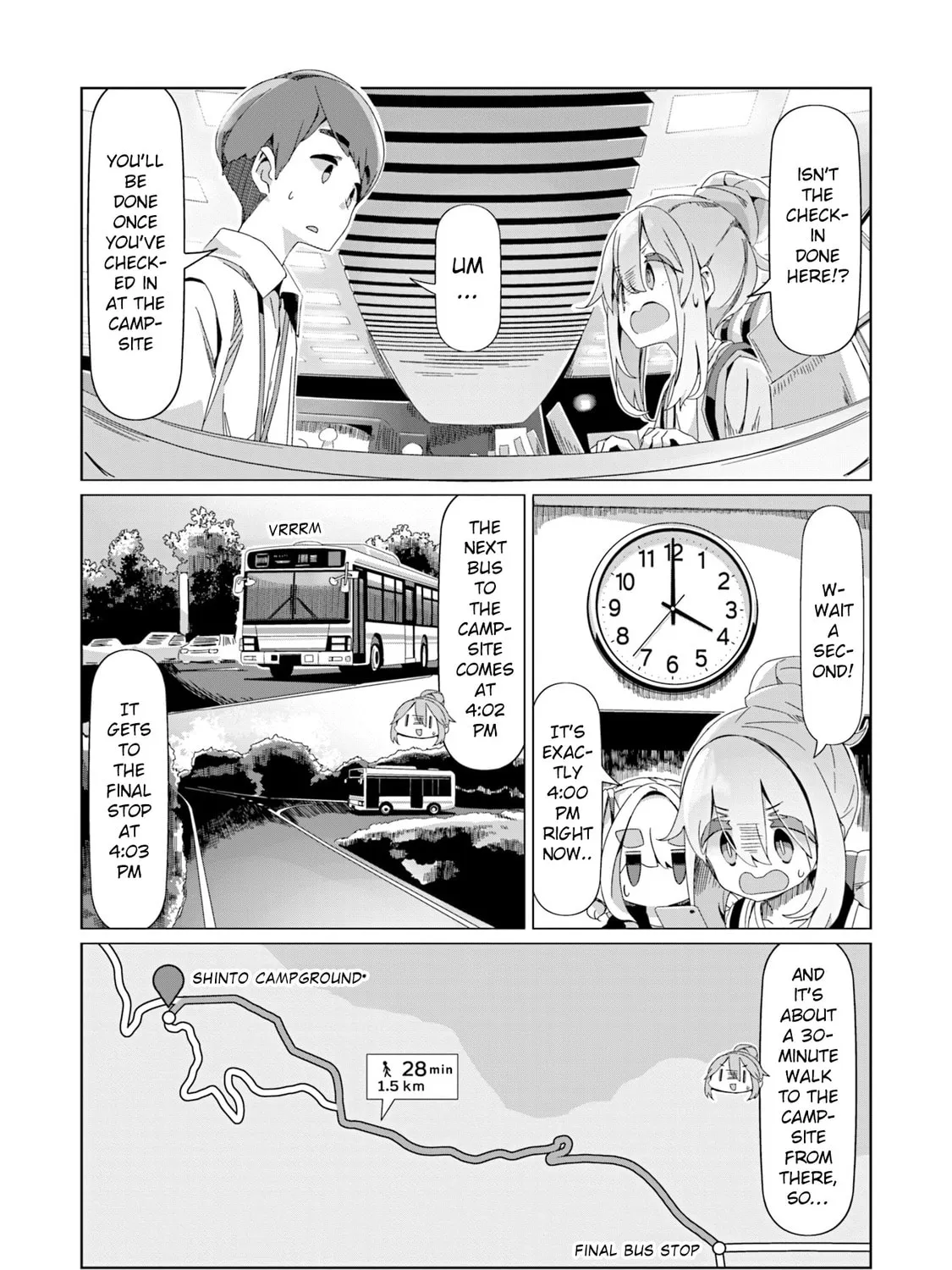Read Laid-Back Camp chapter 93 image 50 on Lezhin