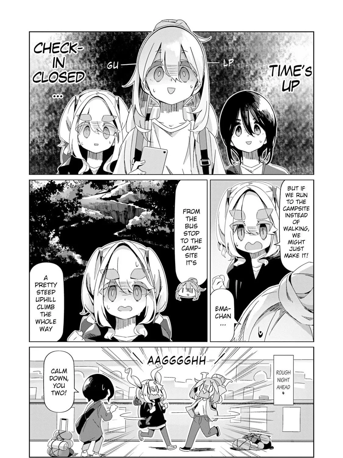 Read Laid-Back Camp chapter 93 image 52 on Lezhin