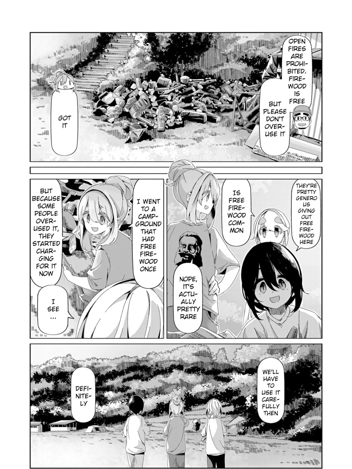 Read Laid-Back Camp chapter 94 image 14 on Lezhin