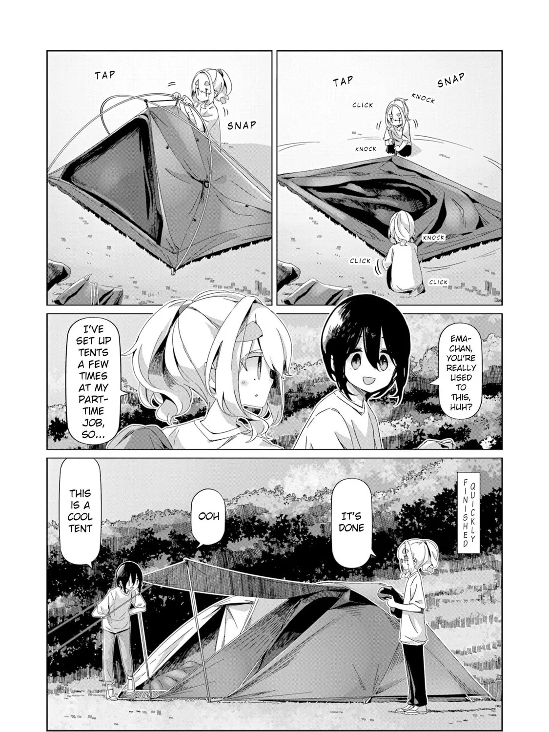 Read Laid-Back Camp chapter 94 image 20 on Lezhin