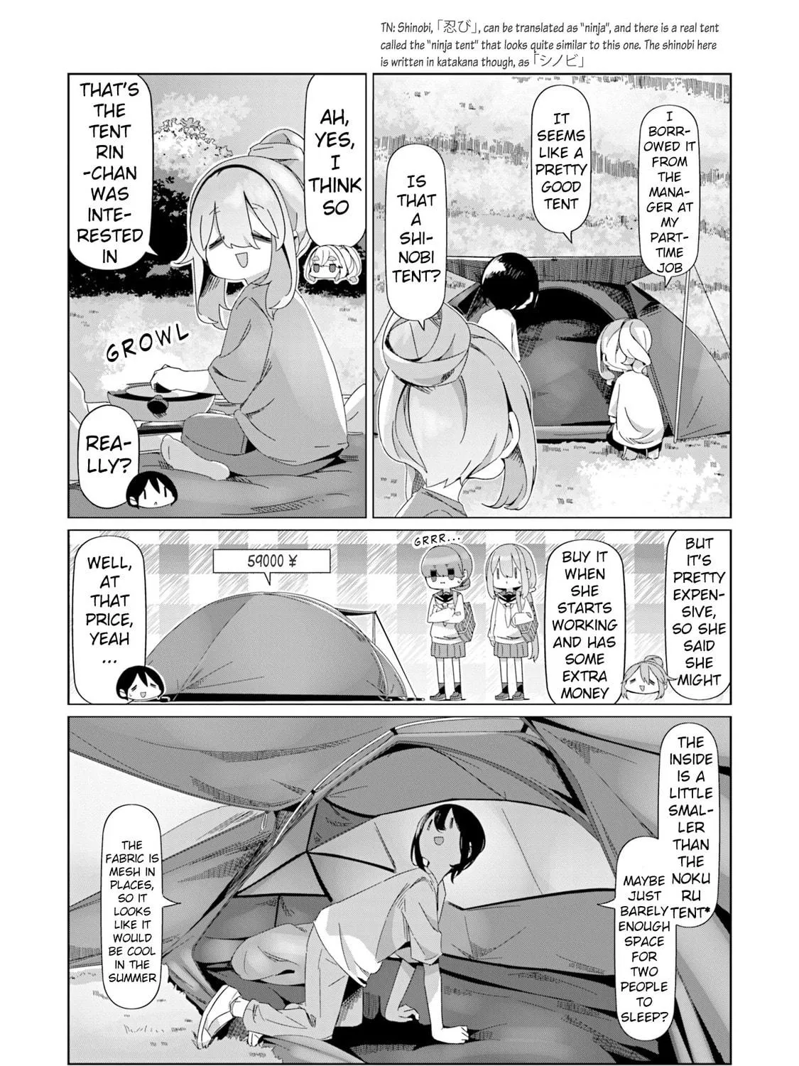 Read Laid-Back Camp chapter 94 image 22 on Lezhin