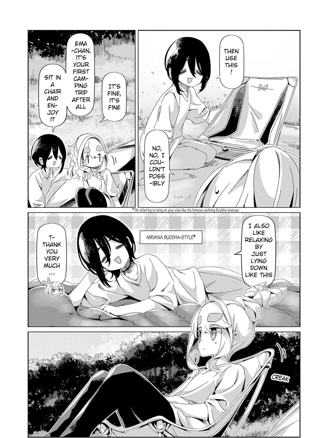 Read Laid-Back Camp chapter 94 image 28 on Lezhin