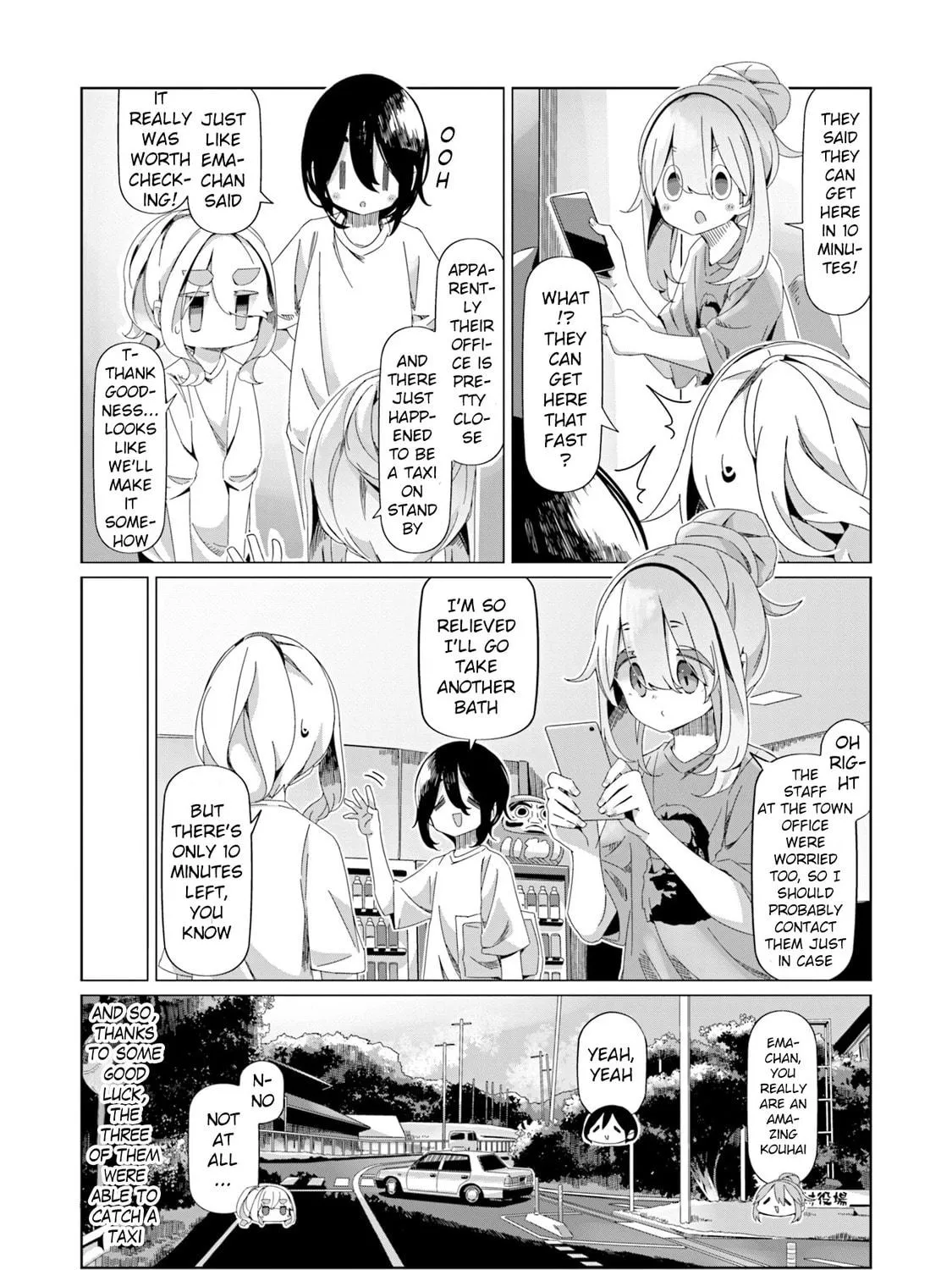 Read Laid-Back Camp chapter 94 image 8 on Lezhin
