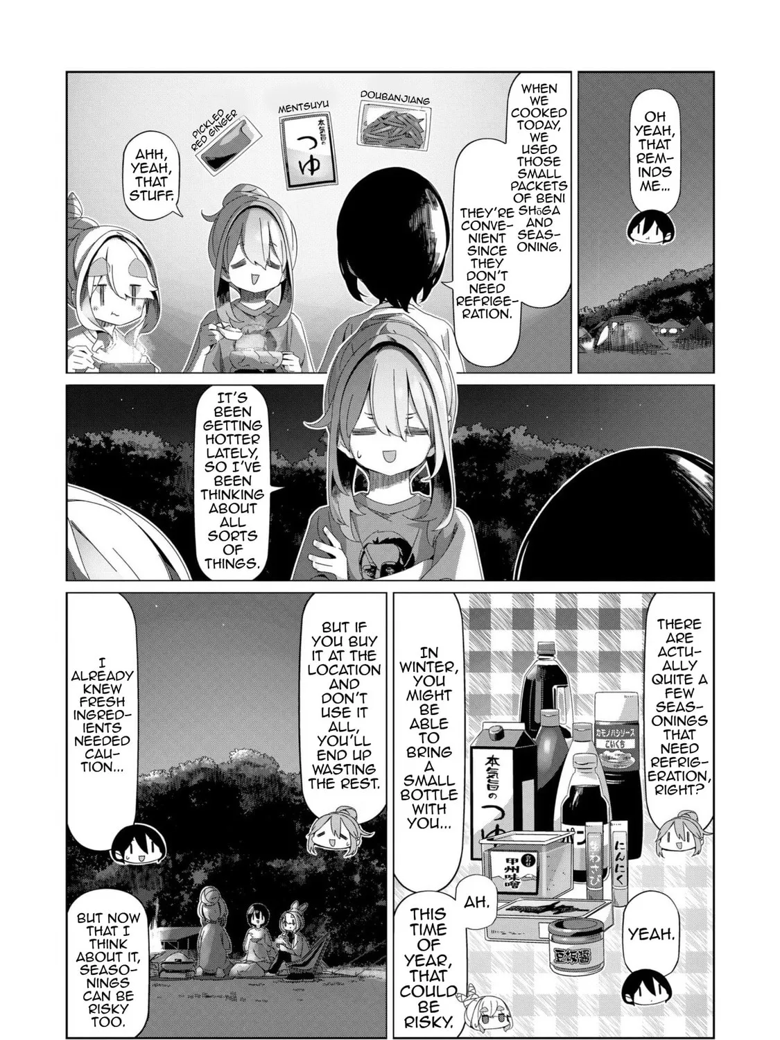 Read Laid-Back Camp chapter 95 image 14 on Lezhin