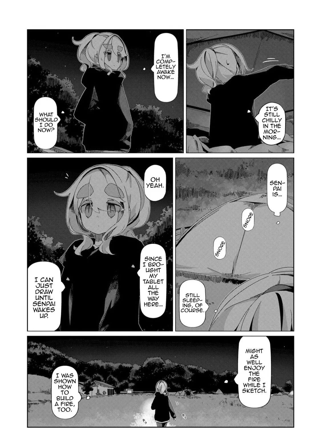 Read Laid-Back Camp chapter 95 image 30 on Lezhin