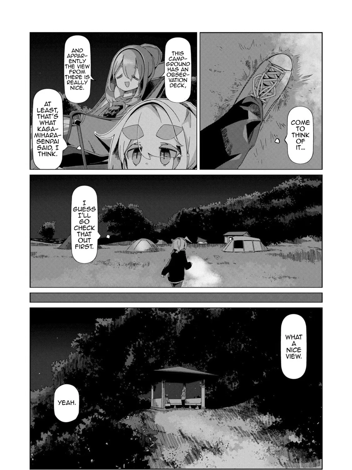 Read Laid-Back Camp chapter 95 image 32 on Lezhin
