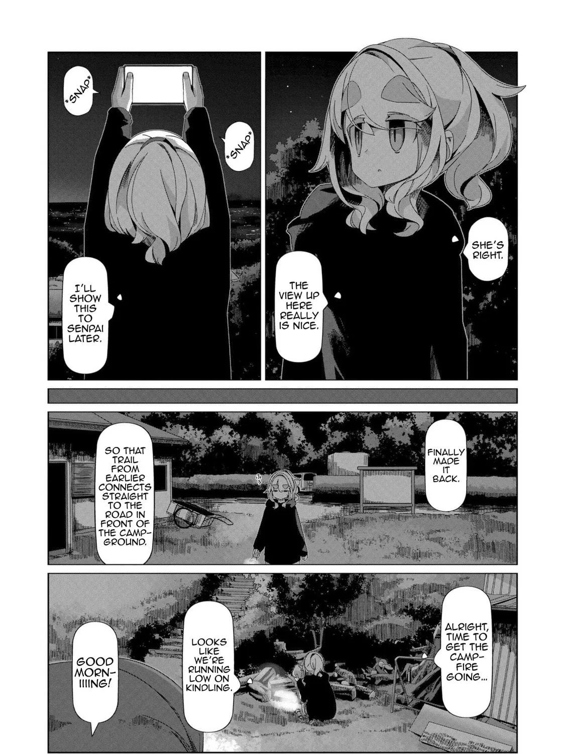 Read Laid-Back Camp chapter 95 image 38 on Lezhin