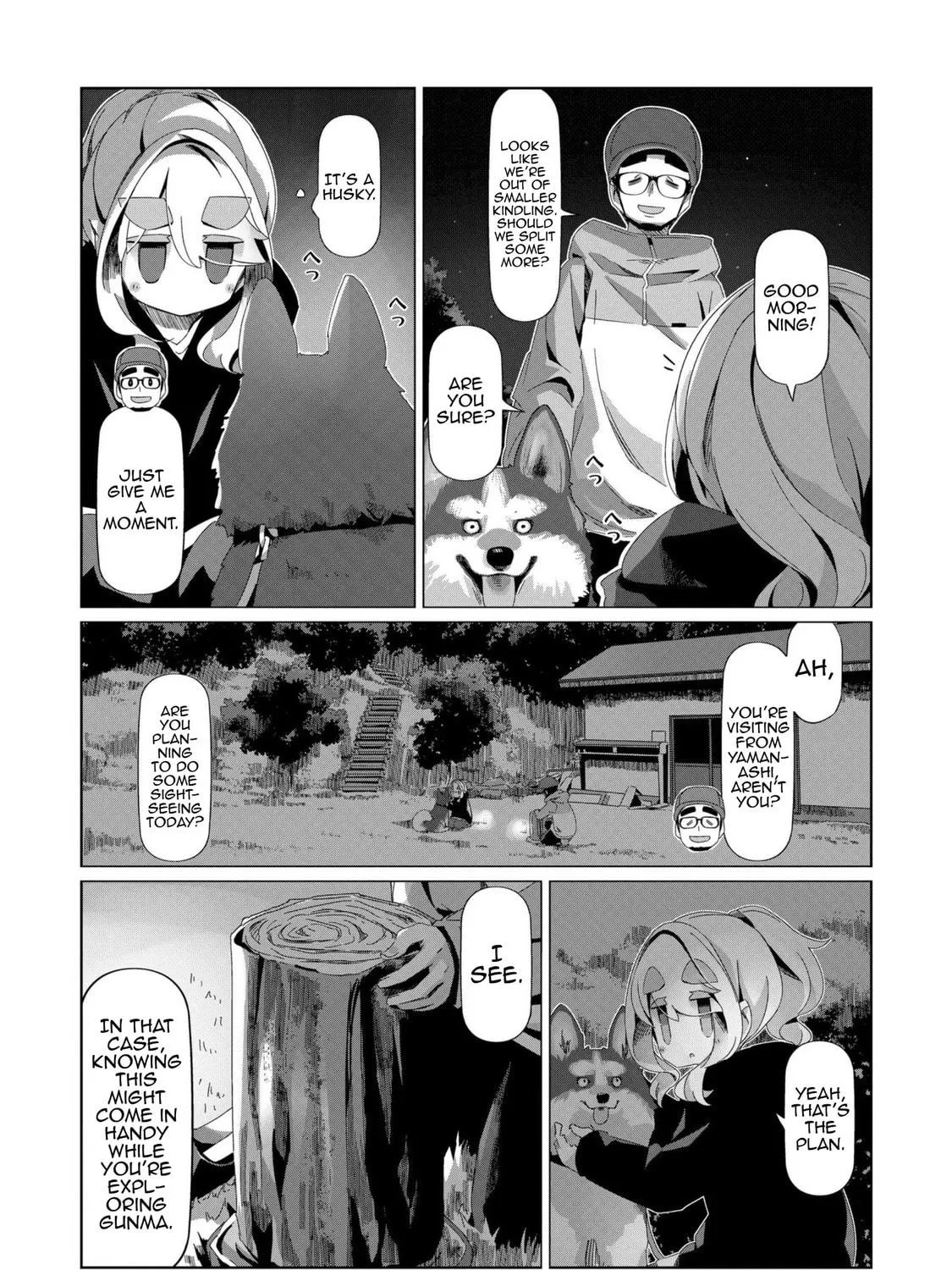 Read Laid-Back Camp chapter 95 image 40 on Lezhin