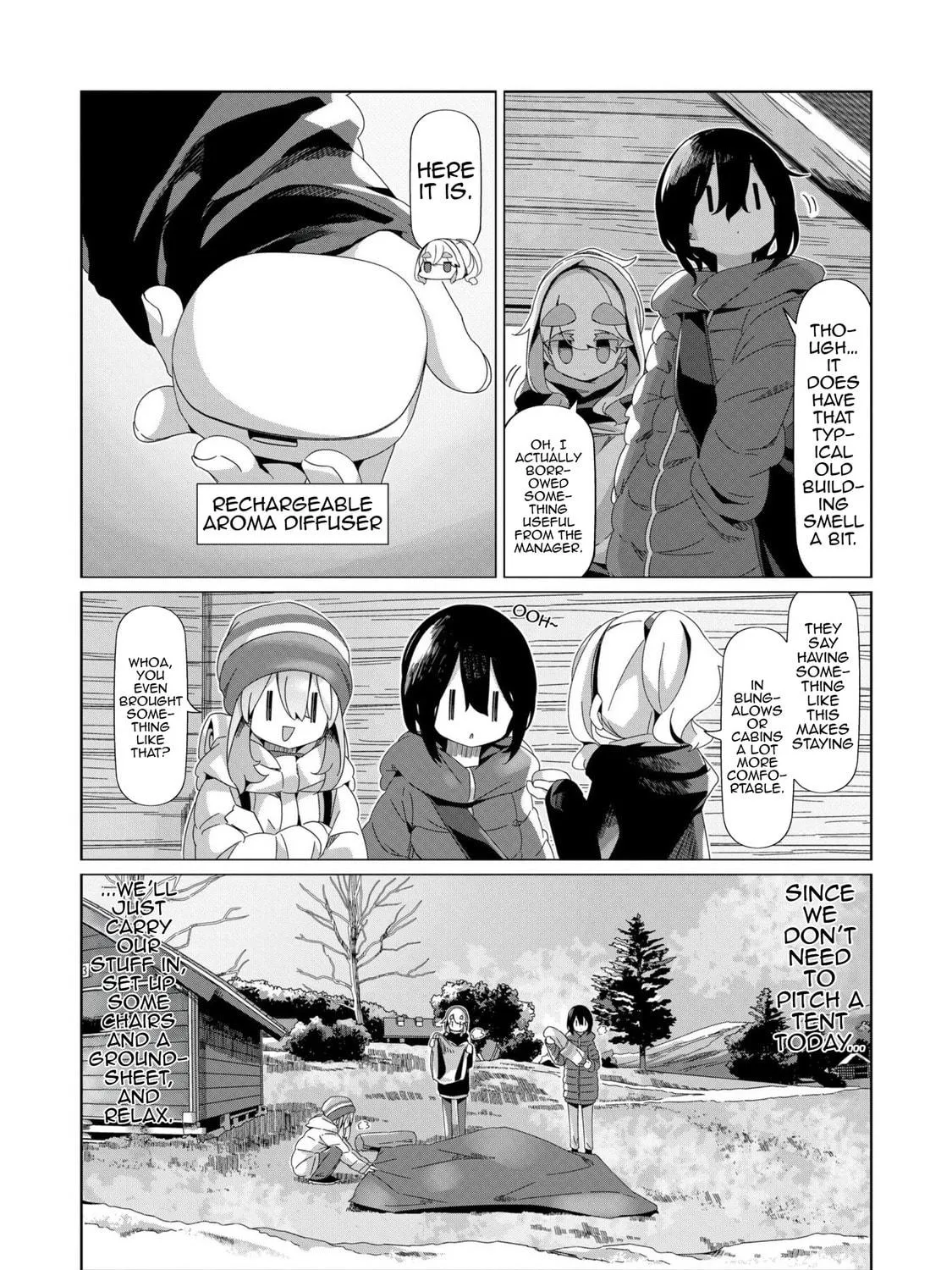 Read Laid-Back Camp chapter 97 image 16 on Lezhin
