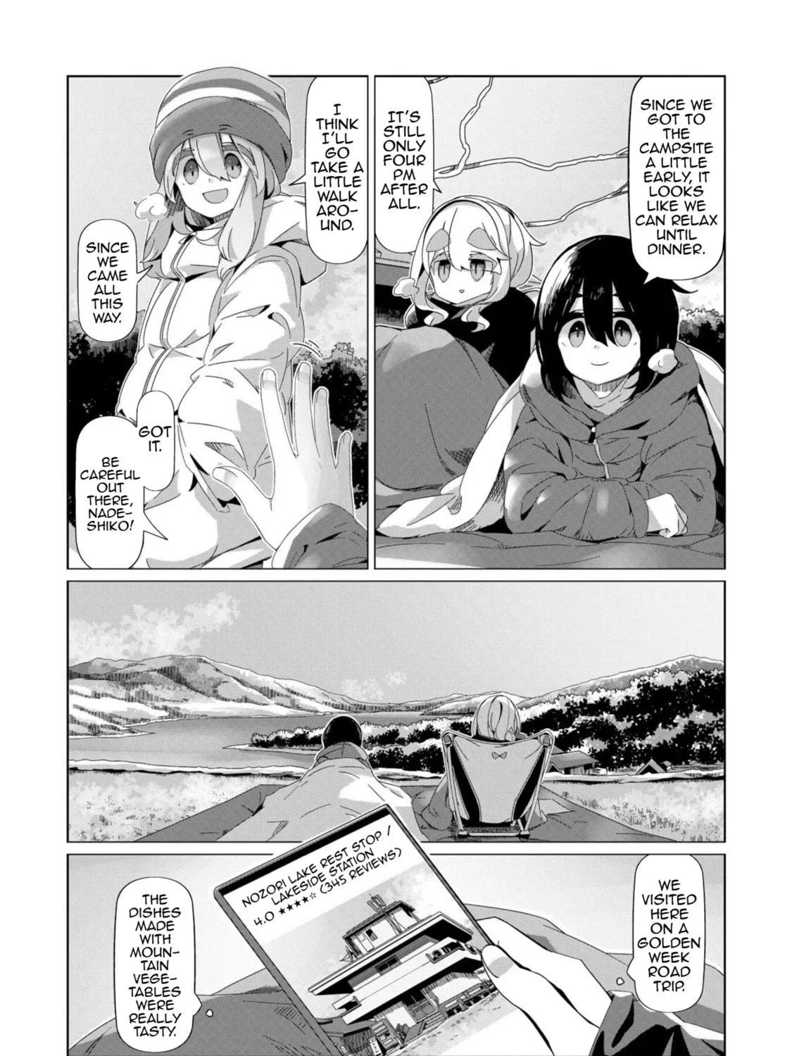 Read Laid-Back Camp chapter 97 image 18 on Lezhin