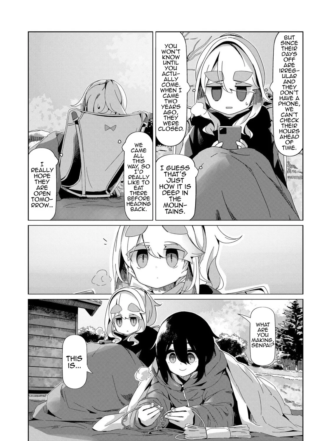Read Laid-Back Camp chapter 97 image 20 on Lezhin