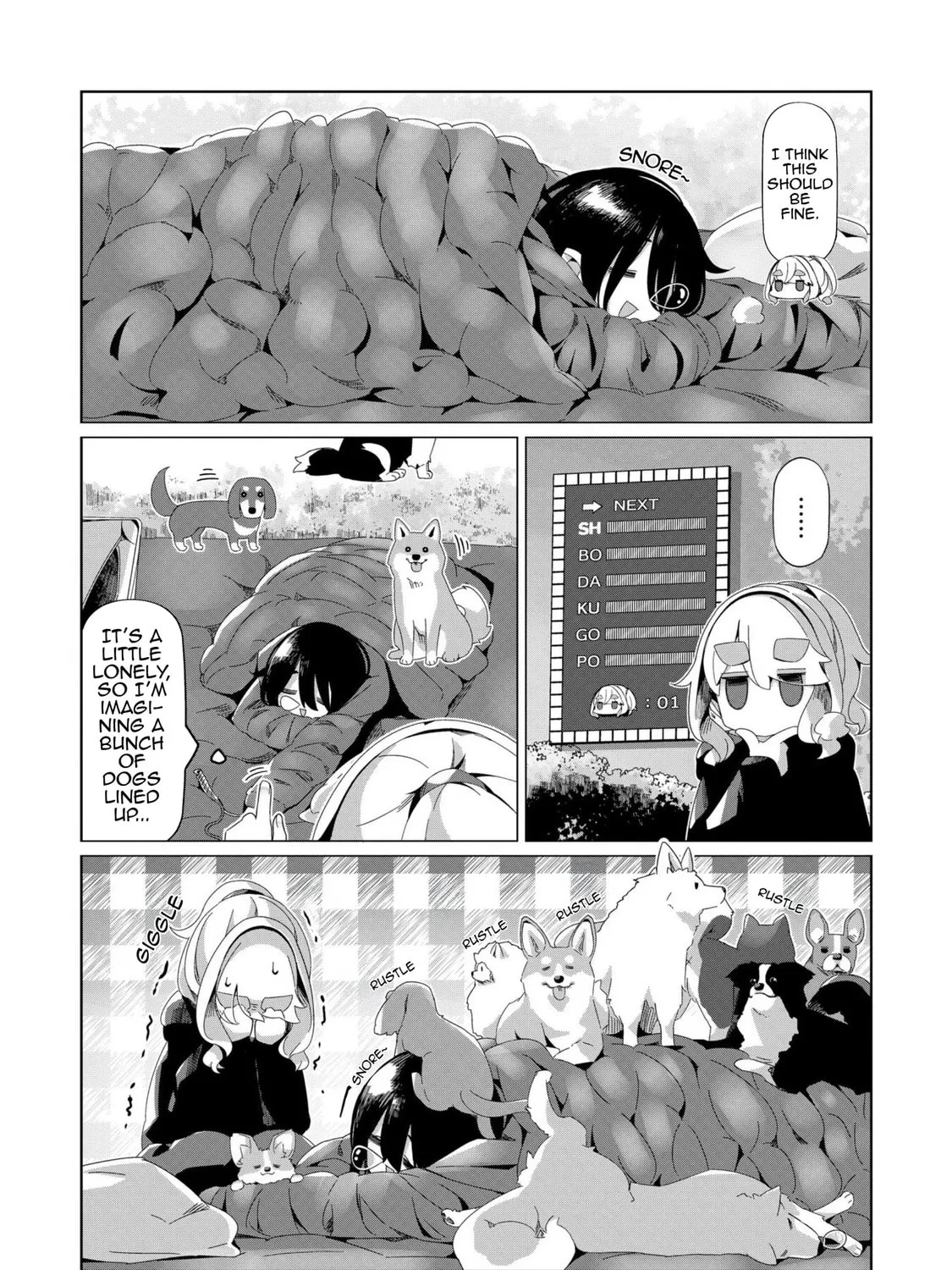 Read Laid-Back Camp chapter 97 image 44 on Lezhin