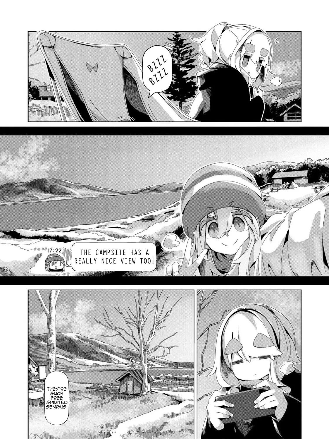 Read Laid-Back Camp chapter 97 image 46 on Lezhin