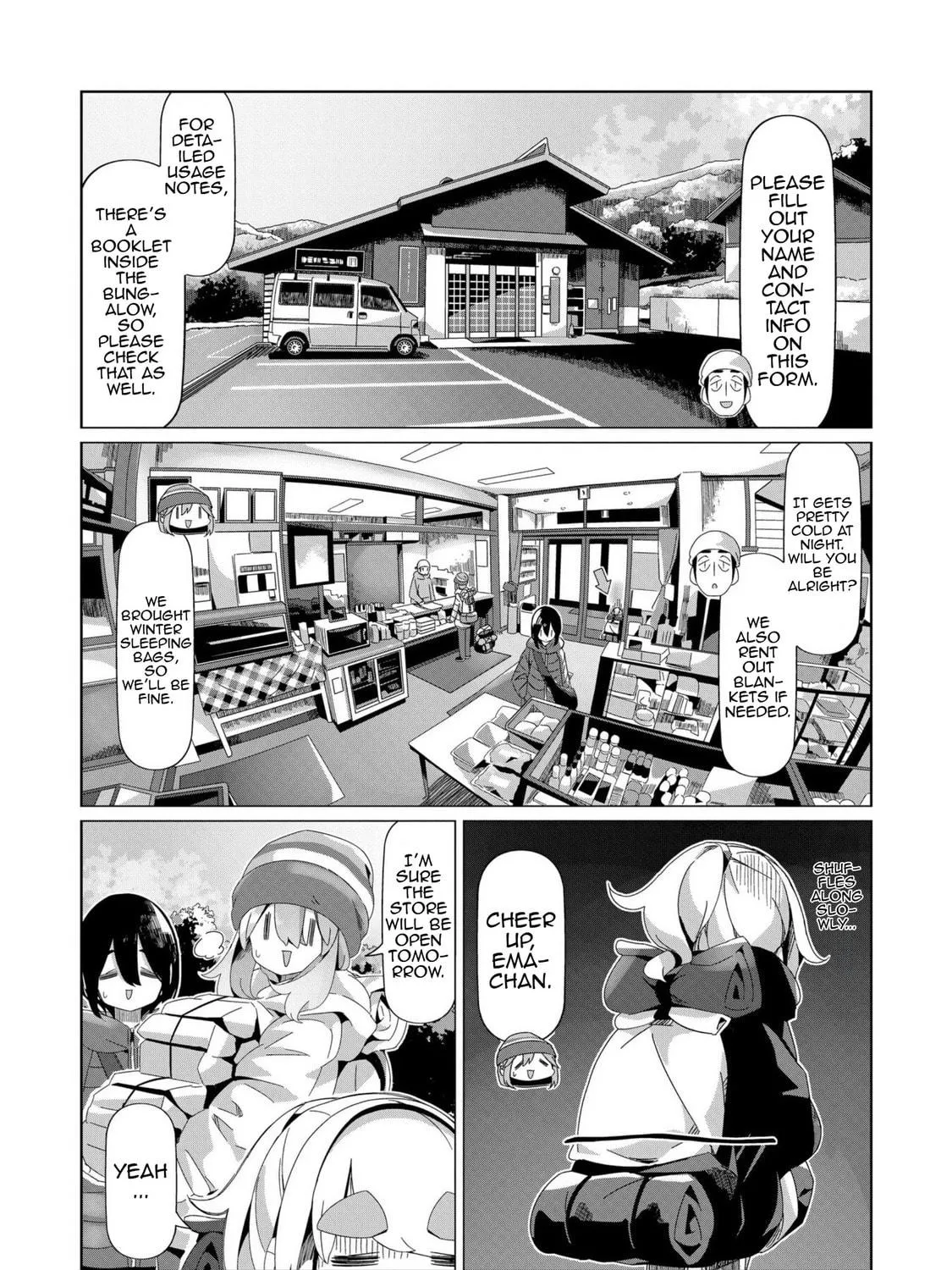 Read Laid-Back Camp chapter 97 image 8 on Lezhin