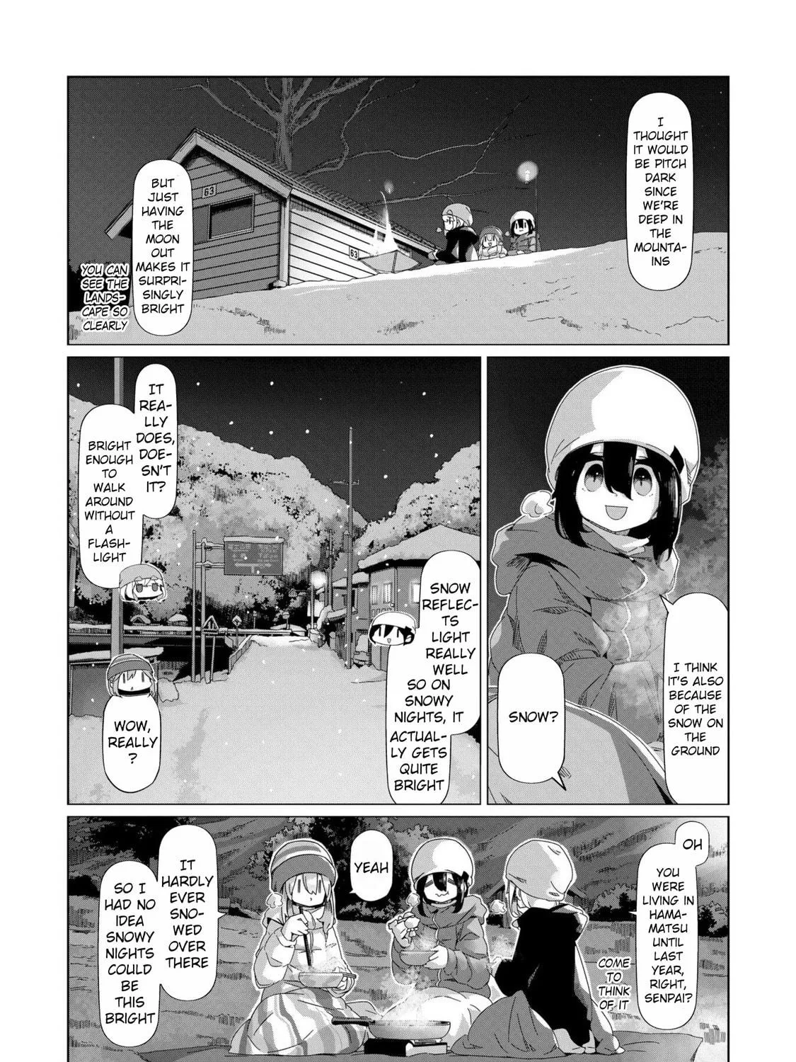 Read Laid-Back Camp chapter 98 image 18 on Lezhin